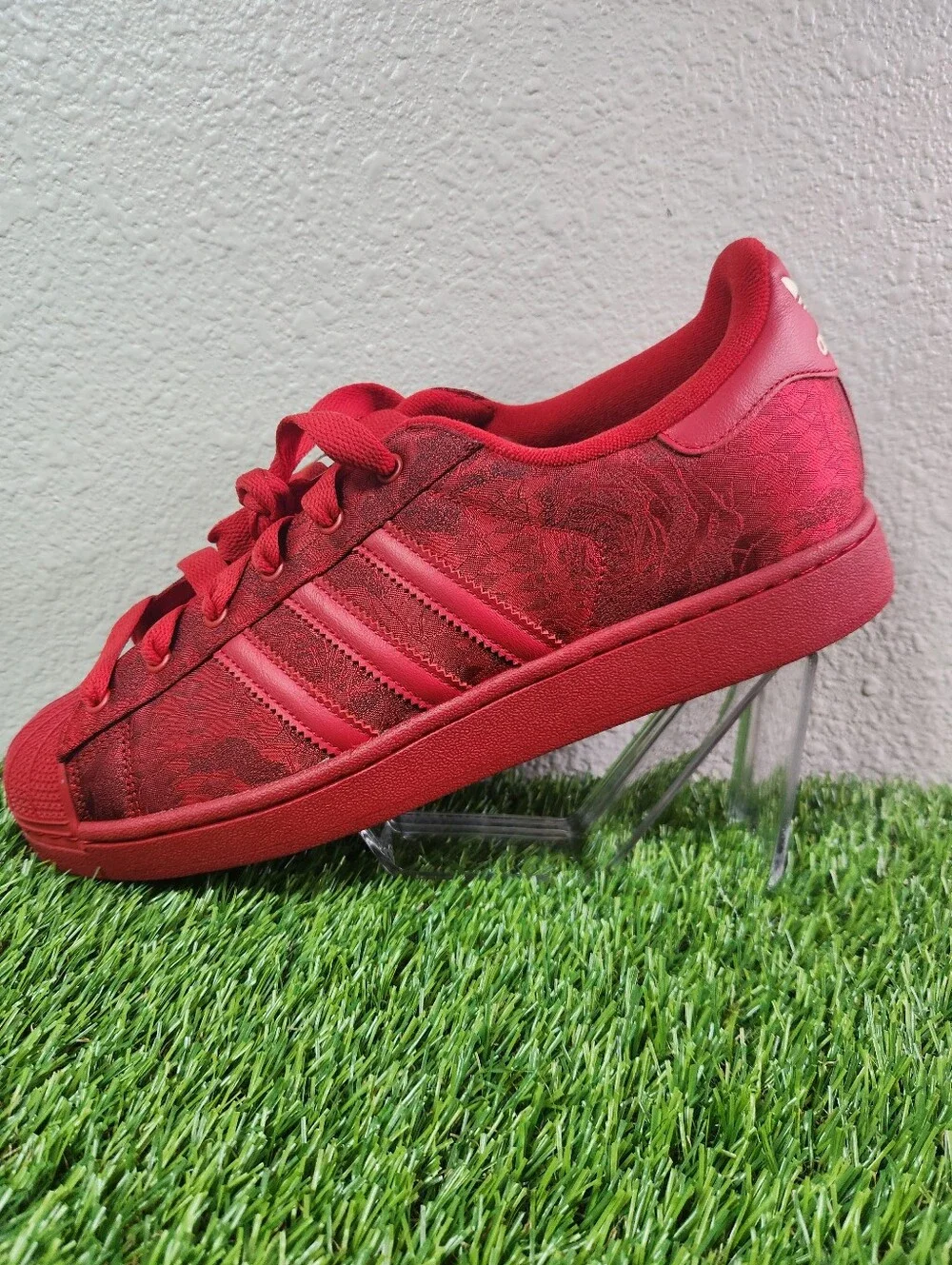 Size 13 - Adidas Superstar II Better Scarlet Men's IH9302